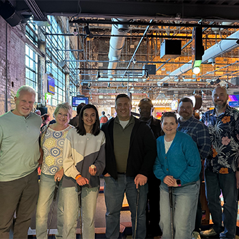IIS team at The Nine Hole Mixer